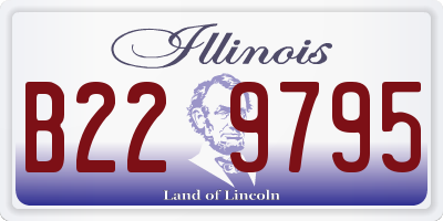 IL license plate B229795