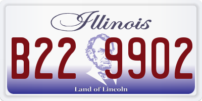 IL license plate B229902