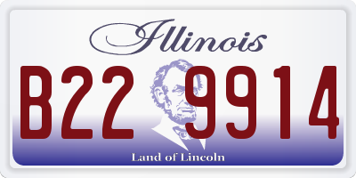 IL license plate B229914