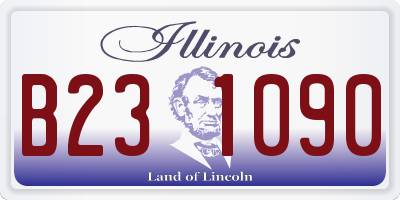 IL license plate B231090