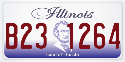 IL license plate B231264