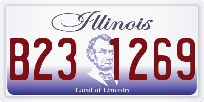 IL license plate B231269