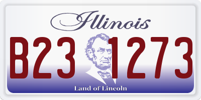 IL license plate B231273