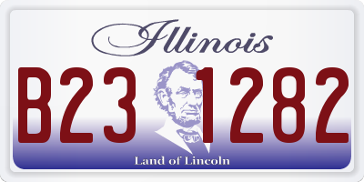 IL license plate B231282