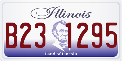 IL license plate B231295