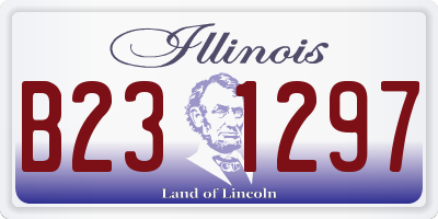 IL license plate B231297