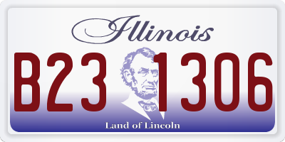 IL license plate B231306