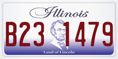 IL license plate B231479