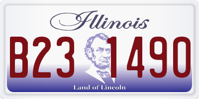IL license plate B231490