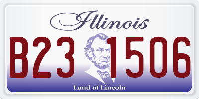 IL license plate B231506