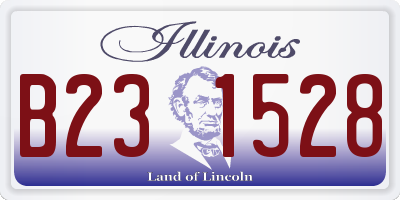 IL license plate B231528
