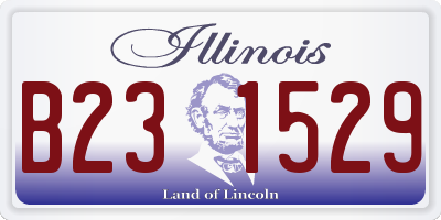 IL license plate B231529