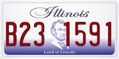 IL license plate B231591