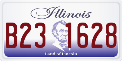IL license plate B231628