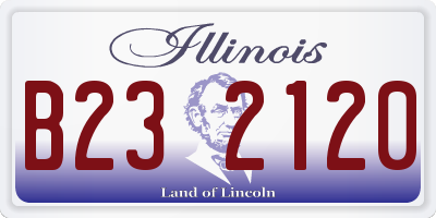 IL license plate B232120