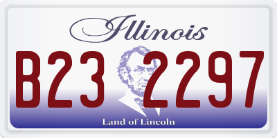 IL license plate B232297