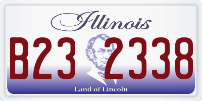 IL license plate B232338
