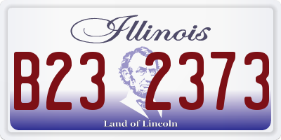 IL license plate B232373