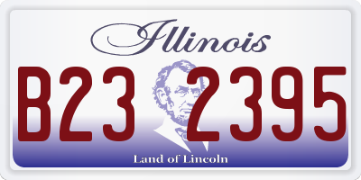 IL license plate B232395