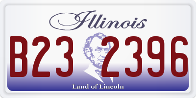 IL license plate B232396