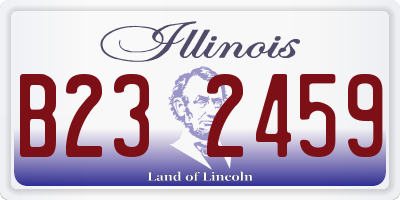 IL license plate B232459