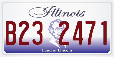 IL license plate B232471