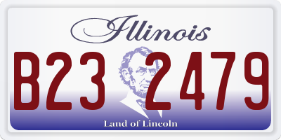 IL license plate B232479