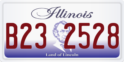 IL license plate B232528