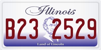 IL license plate B232529