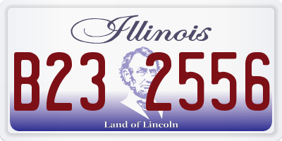 IL license plate B232556