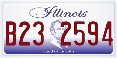 IL license plate B232594