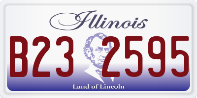 IL license plate B232595