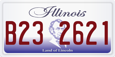 IL license plate B232621