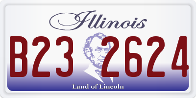 IL license plate B232624