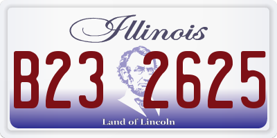 IL license plate B232625
