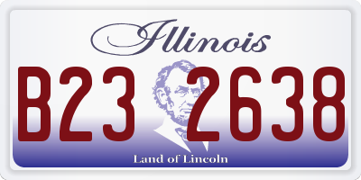 IL license plate B232638