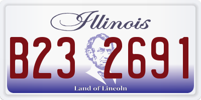 IL license plate B232691
