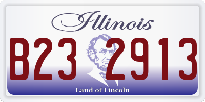 IL license plate B232913