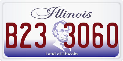 IL license plate B233060
