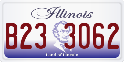 IL license plate B233062