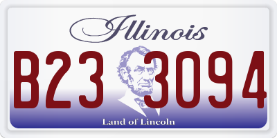 IL license plate B233094