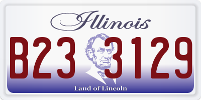 IL license plate B233129