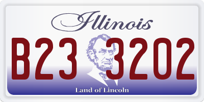 IL license plate B233202