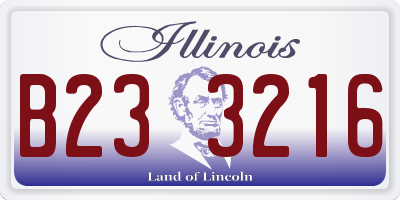 IL license plate B233216