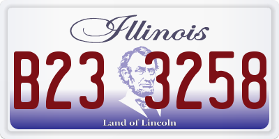 IL license plate B233258