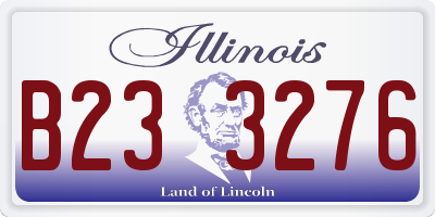 IL license plate B233276