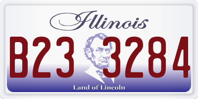 IL license plate B233284