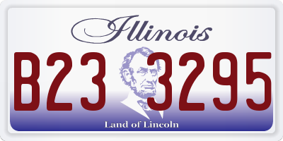 IL license plate B233295