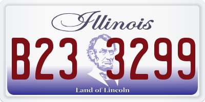 IL license plate B233299