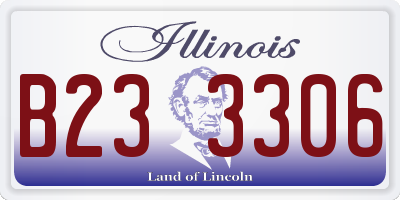 IL license plate B233306